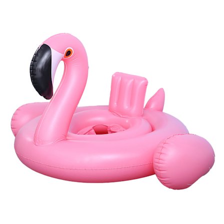 Uppblåsbar babysimring med sits Söt PVC-flotte Lättviktig bärbar för poolstrand