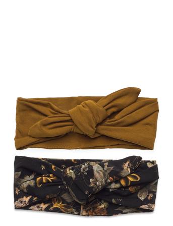 Poetry Headband 2-Pack Brown Müsli By Green Cotton