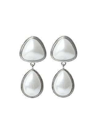 WOS Lee Earrings Örhängen Dam Silver ONESIZE