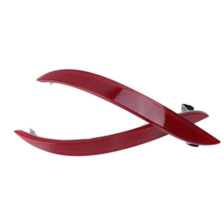 2 st Serie Bakre Stötfångare Reflektor Röd Ljus för 5 Serie E60 E61 525I 528I 2008-2010 63147183913