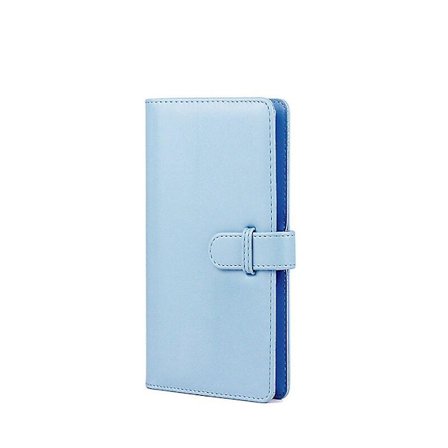 80 Fickor Retro PU Fotoalbum Passar För Instax Square Film För Fujifilm SQ1 SQ6 SQ20 SQ10 SP3 Kameratillbehör 80 fickor blå