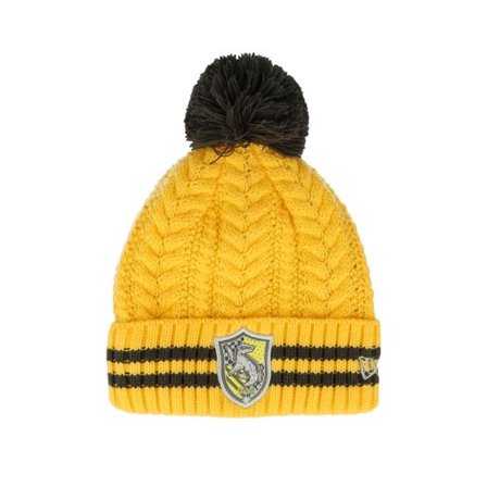 New Era - Gul pom Beanie - Kids Harry Potter Hufflepuff Beanie Yellow Pom @ Hatstore