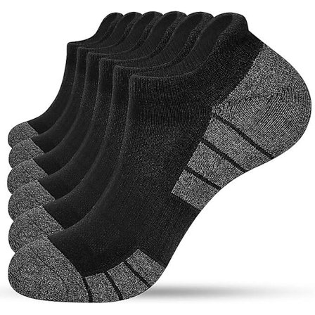 Kampanjförsäljning 6 par sneakersockor, andningsbara sportstrumpor, korta löparstrumpor