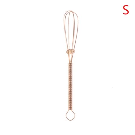 MINI Rustfrit stål Piskeris Æggepisk Pisk Manuel Ballon Wire