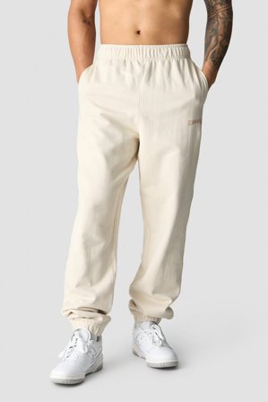 ICANIWILL - Revive Oversized Sweatpants Men Light Beige- Broek - Heren - sportkleding van ICIW