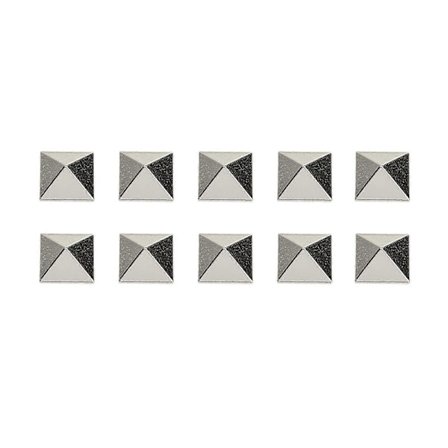 10 stk Snowboard Stomp Pads Sink-legering Pyramid Studs Anti-Skli Ski Snowboard Grip Stomp Matte for Vinteridrett