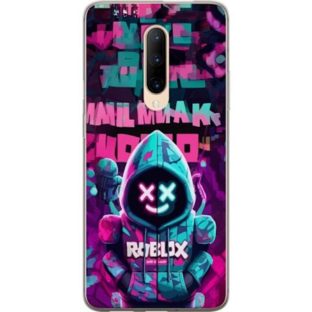 Kompatibelt Mobilskal till OnePlus OnePlus 7 Pro Neon Hoodie Gamer snygg motiv med spelinspiration och neonfärger