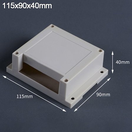 Elektronisk prosjektboks Vanntett deksel Prosjekt 115X90X40MM
