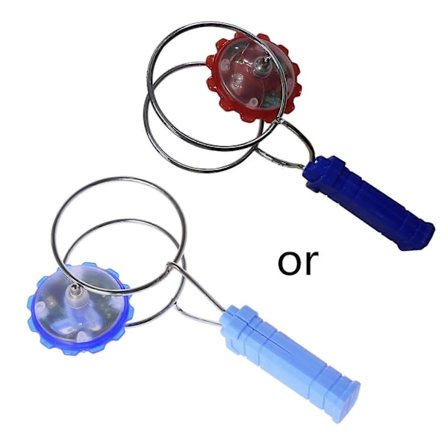 Magnetisk Gyro Hjul Magisk Spindende LED Farverig Lys Gyro YoYo Legetøj Børnegaver