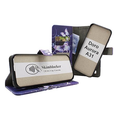 Skimblocker Doro Aurora A31 Magnet Plånboksfodral Design