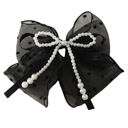 Sløjfe-hårclips Chiffon-hårkort 3 3