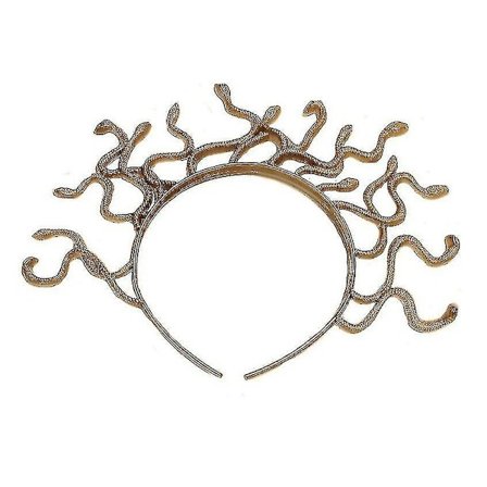 Mytisk Medusa Hodebånd Gresk Gudinne Fint Antrekk Slange Hodeplagg