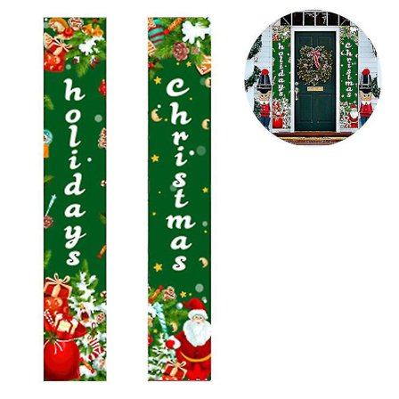 God Jul-banderoller, juldekorationer för inomhus och utomhus