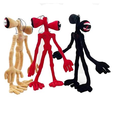 55cm Siren Head Plyschleksaker Dekoration Stående Plyschdjur För Skrivbordsdekorationer Plyschdockor Red