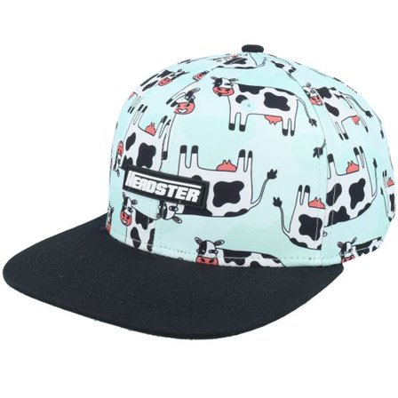 Headster - Blå snapback Keps - Kids Dairy Free Soft Breeze/Black Snapback @ Hatstore