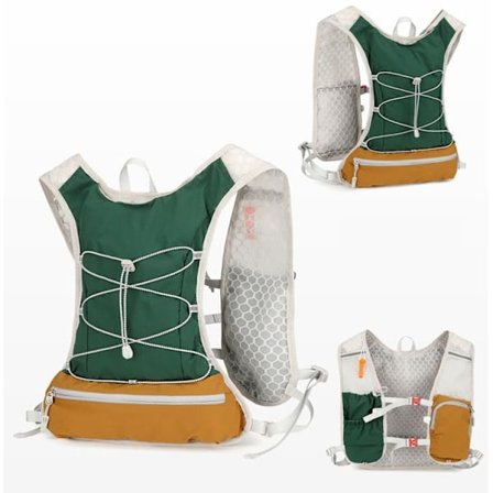 Hydration Pack / Löparväst med Reflekterande Design – Lätt & Bekväm för Löpning, Vandring, Cykling, Maraton