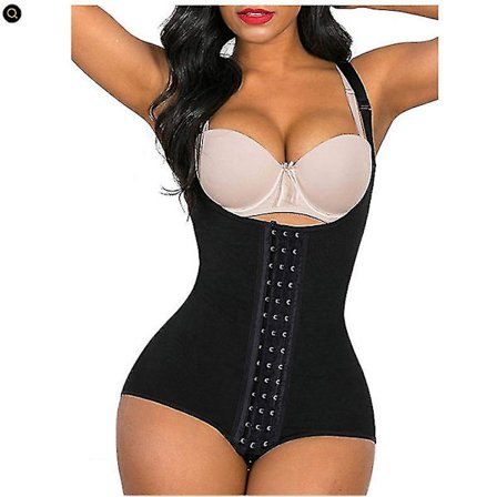 Lequeen Body Shaper Dam Waist trainer Butt Lifter Platt Mage Bantning Binders Body Slida Magen Dra Korsett Trosor Shapewear,blcack1