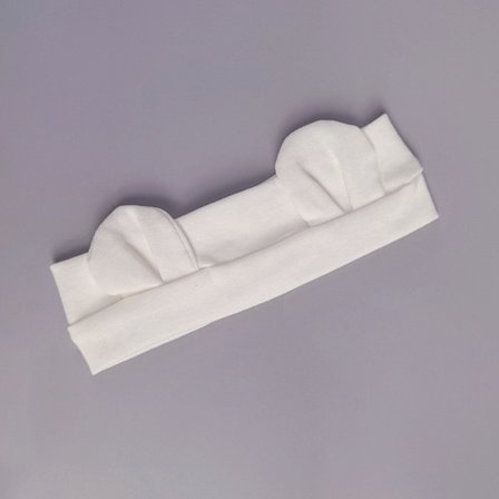 Baby Pannband Hårband VIT VIT