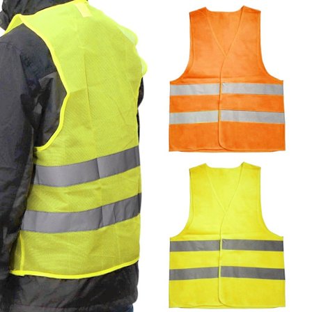 Refleksvest / Vest med refleks for voksne - Velg farge oransje XL - Oransje