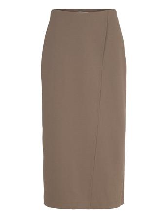 Slbea Skirt Brown Soaked In Luxury