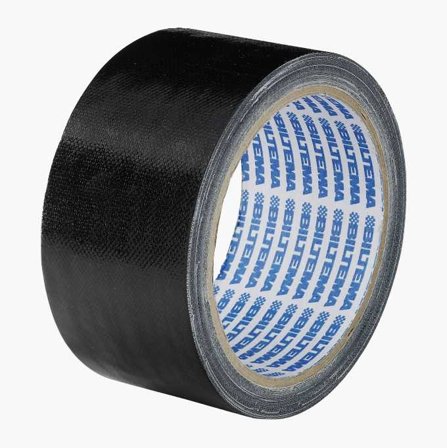 Vävtejp 10 m Svart Plastbelagd Väv - Biltema