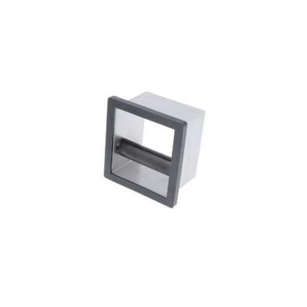 Knockbox Uden Bund Edo 13.8x15.2x9.5cm Rusfri Stål Og Sort G...