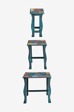 Loft24 - Sidebord Vivek - Blå - Småborde - Fra Homeroom