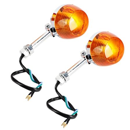 2 stk. 12V blinklys 8mm til Honda C70 CT70 CT90 XL100 CB350 CM400 CB450 CB750