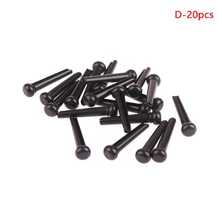 20st Akustisk gitarr Bridge Pins för 6 String Ersättning Plas