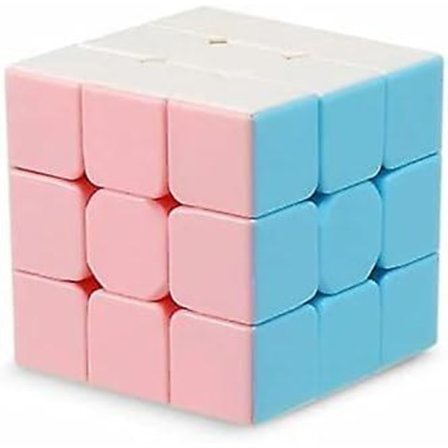 Macoron 3x3x3 Speed Cube, Rosa Yta Professionell Smidig Magic Cube, Klistermärkesfri Frosted Hållbar 3d Pussel Leksaker