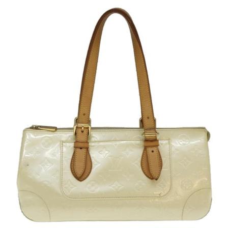 Louis Vuitton Vintage, Pre-owned Leather Handbag Beige, Dames, Maat:ONE Size