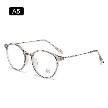 ZUEE Nye Anti Blått Lys Briller Blått Lys Blokkerende Dame Herre Datamaskin Overdimensjonerte Klare Runde Nærsynte Briller