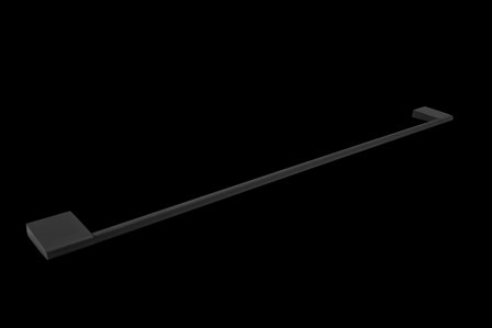 Beslag Design Flow Håndklestang 680 mm Mattsvart, Baderom