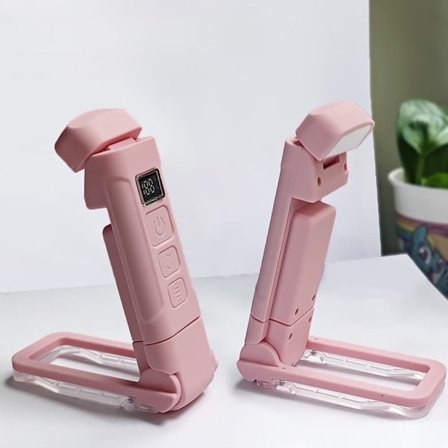 USB-oppladbar LED-leselampe med klemme – 3 fargetemperaturer, 6 lysstyrker, perfekt for nattlesing