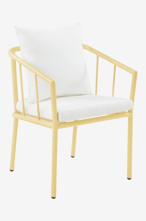 Jotex - Utendørs Stol Smørgul - MENTON - Kjøp Hagestoler & -krakker hos Jotex