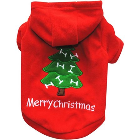 GOG Sweater Holiday Puppy Costume Sweater Pet Clothes Warm Dog Clothes Orchard Small Sweater Puppy Small and Medium Teddy Pet Clothes for Medium D