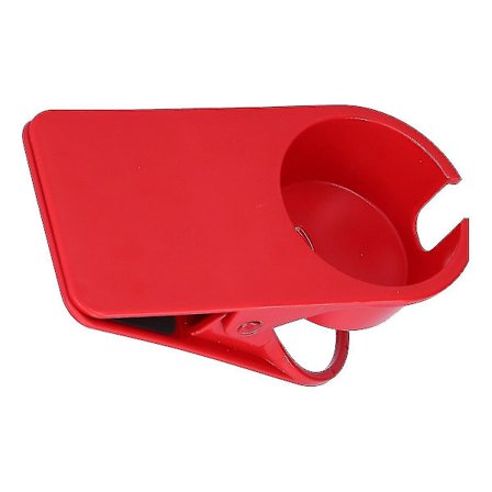 1 stk. Skrivebordssideklips Kopholder Rød