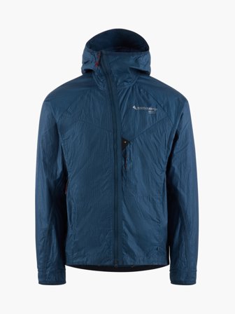 Klättermusen - Ansur Hooded Wind Jacket Men's - Mountain Blue - M