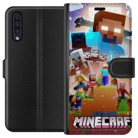 Kompatibelt Plånboksfodral till Samsung Samsung Galaxy A50 Minecraft