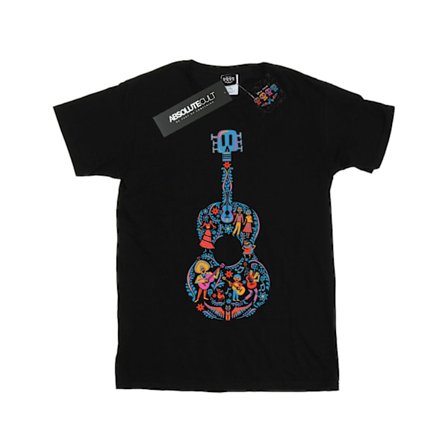 Coco Flickor Gitarr Bomulls T-shirt 9-11 År Svart