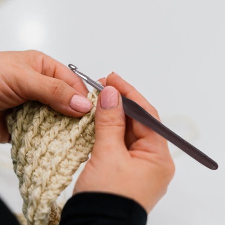 Virkset 113-delar - Virkning startkit med tillbehör & garn