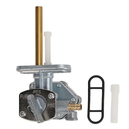 Benzinhane 4430044AB0 Stållegering Gastank Tænd/Sluk Ventil Benzinhane Erstatning til Suzuki DR125SE DR200S DR200SE MK4678