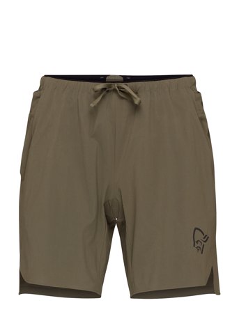 Norrøna Senja Flex1 8" Shorts W's - Khaki green - M
