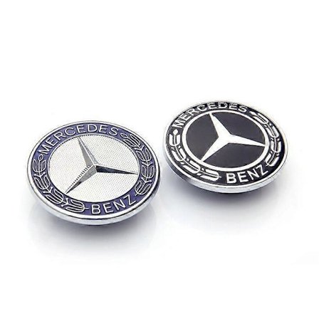 Passer til Mercedes-Benz Motorhjelm Standard Motorhjelm Fladt Standard Hvedeøre Logo