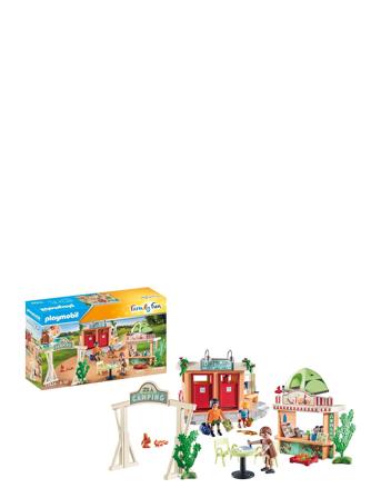 Playmobil Family Fun Campingplads - 71424 Patterned PLAYMOBIL