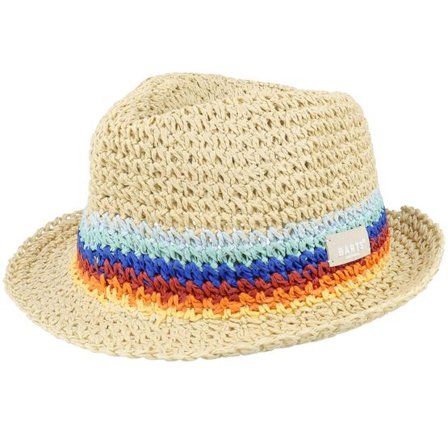 Barts - Beige straw Hatt - Kids Stigz Hat Natural Trilby Straw Hat @ Hatstore