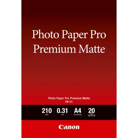 Canon PM-101 Premium Matte Photo Paper Pro A4 - 20 Sheets