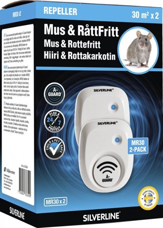 Silverline muse- og rotteskræmmer MR30x2