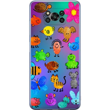 Yhteensopiva Puhelinkuori Xiaomi Poco X3 Pro Little Scribble Friends