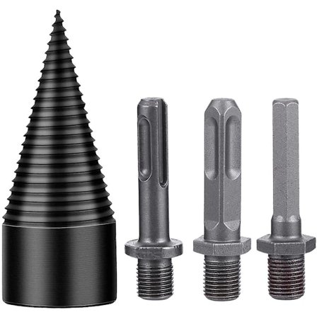 1 Set Vedklyvningsborr Träklyvare Vedklyvare 50mm Snickare Borr {db}